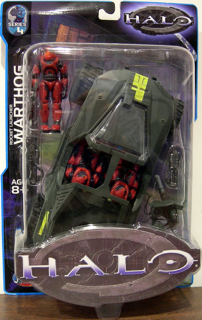 Rocket Launcher Warthog Halo Series 4 action figures vehicle