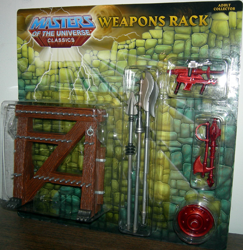 Weapons Rack Masters Universe Classics accessory