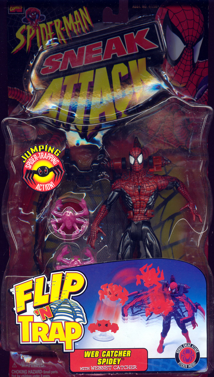 Web Catcher Spidey Black Spider-Man Sneak Attack action figure