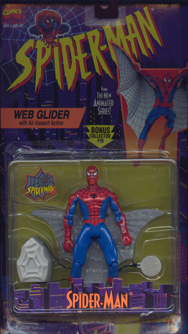 Web Glider Spider-Man Animated Series Air Assault Action figure