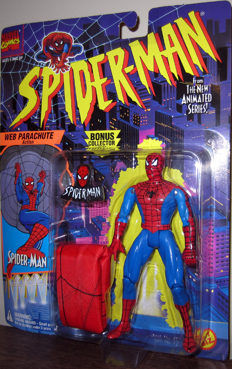 Web Parachute Spider-Man Figure 