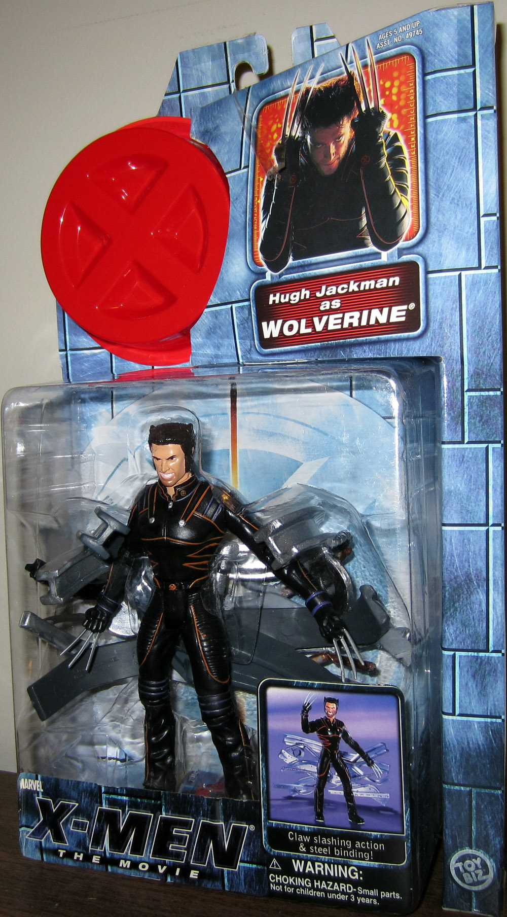 X-men the Movie Wolverine Logan Toy Biz Hugh Jackman 
