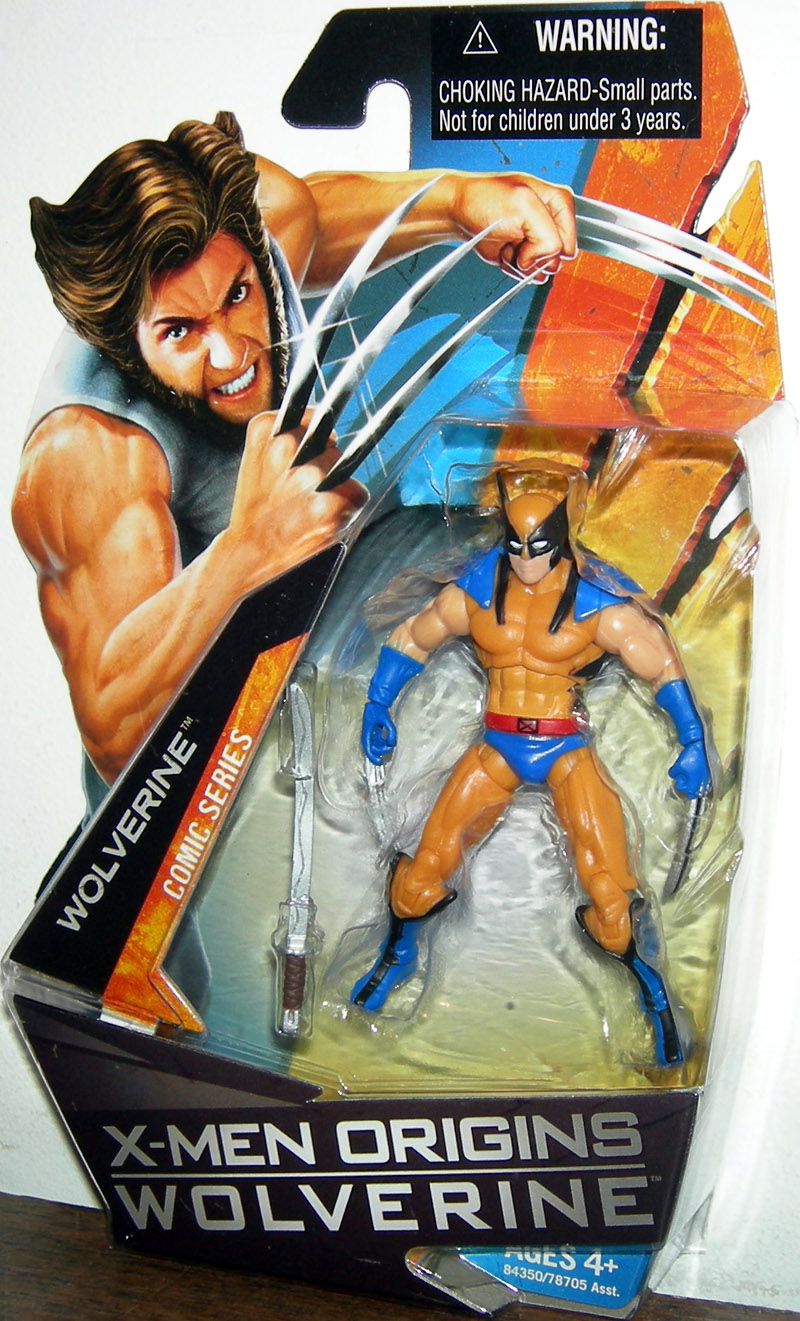 Wolverine X-Men Origins Action Figure Comic Series Yellow Costume - Wolverine Xmo Comic Yellow