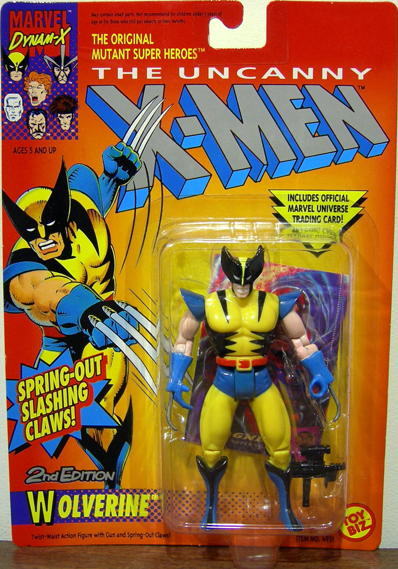 Toy Biz Uncanny X-Men Wolverine Second Edition Action Figure MIB 