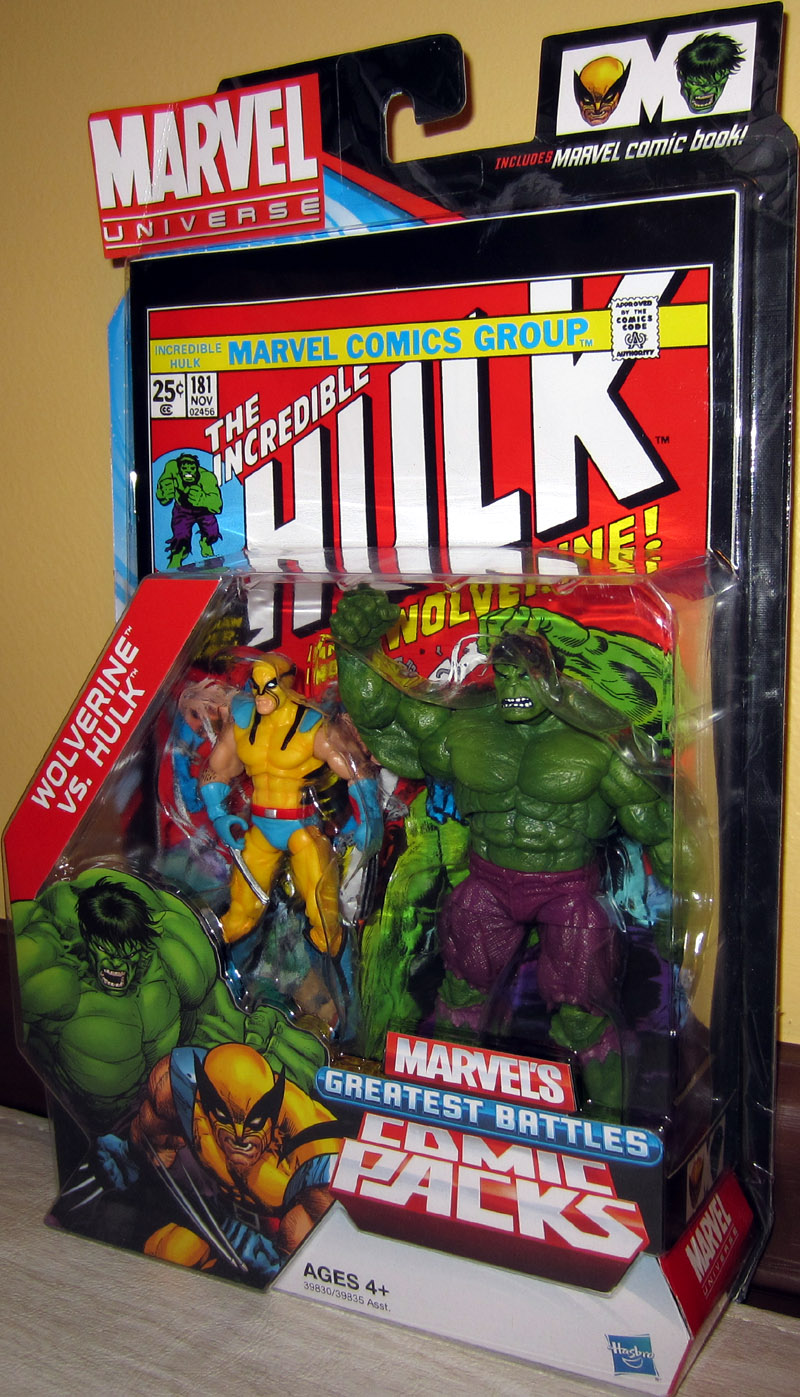 wolverine vs hulk figure