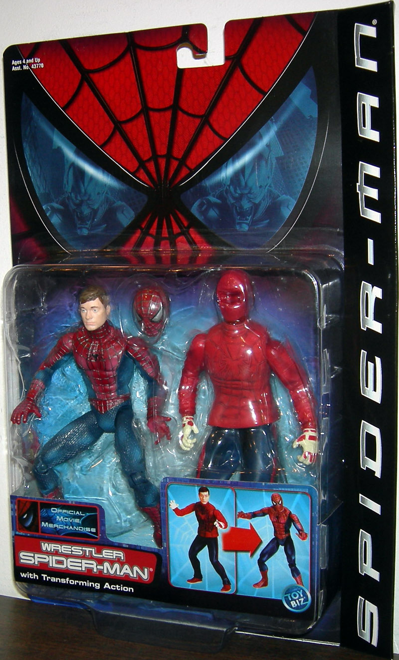 Wrestler Spider-Man Action Figure with 