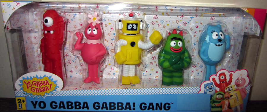 Buy Yo Gabba Gabba Gang 5 Set: Muno Brobee Toodee Foofa & Plex